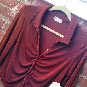 NWT- Altar'd State Brown Aniyah Top